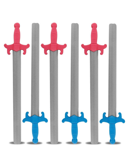 Set 6 Espadas de Espuma Gigantes Liberty Imports 76 cm Set 6 Espadas de Espuma Gigantes Liberty Imports 76 cm