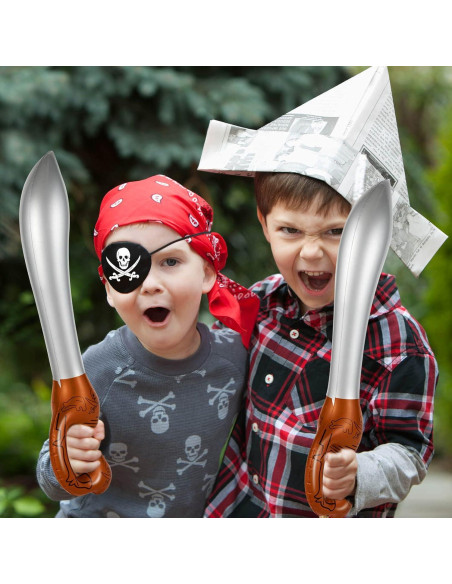 14 Espadas Pirata Inflables ZAUGONTW 58 cm Fiesta Halloween 14 Espadas Pirata Inflables ZAUGONTW 58 cm Fiesta Halloween