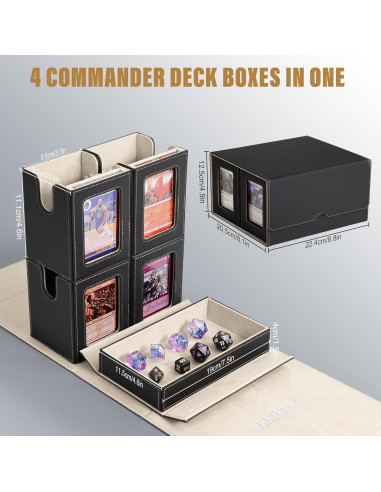 Caja de Barajas Kabinka 5 en 1 para Cartas Coleccionables