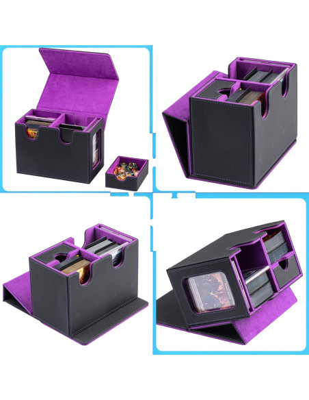 Caja de Deck MTG Commander WELLMILLER 200+ Cartas Púrpura Caja de Deck MTG Commander WELLMILLER 200+ Cartas Púrpura