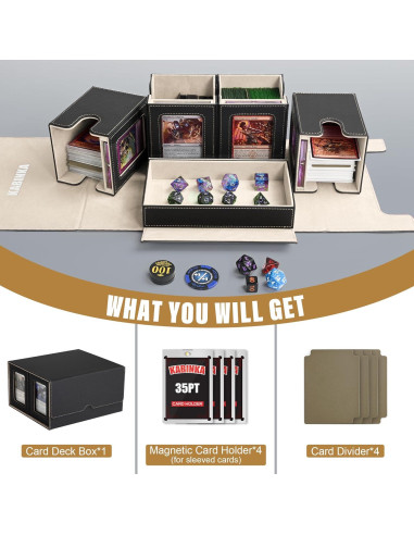 Caja de Barajas Kabinka 5 en 1 para Cartas Coleccionables
