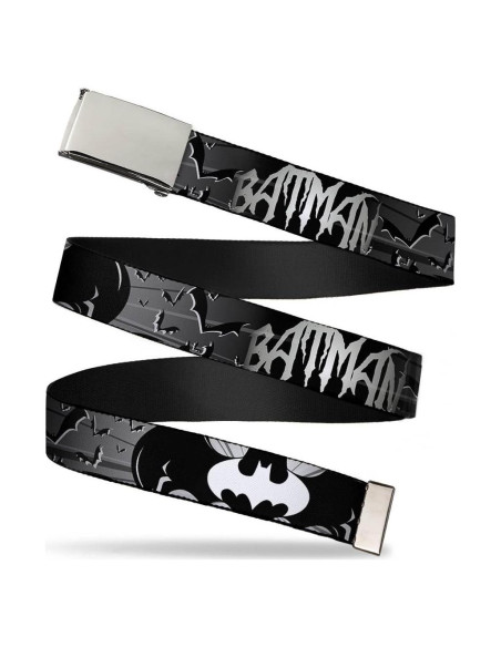 Cinturón de Tela para Hombre Buckle-Down Batman 3.81 cm Cinturón de Tela para Hombre Buckle-Down Batman 3.81 cm
