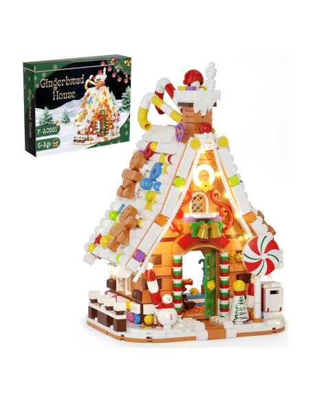 Juego de Construcción Casa de Jengibre Iluminada itshWOee Juego de Construcción Casa de Jengibre Iluminada itshWOee