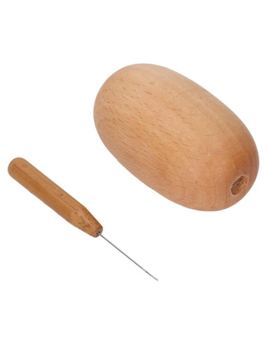 Huevo de Remendar de Madera ZLXHDL - Herramienta de Costura