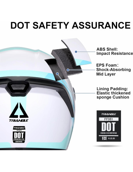 Casco TRIANGLE FF351 Integral Doble Visor Rosa Brillante Casco TRIANGLE FF351 Integral Doble Visor Rosa Brillante