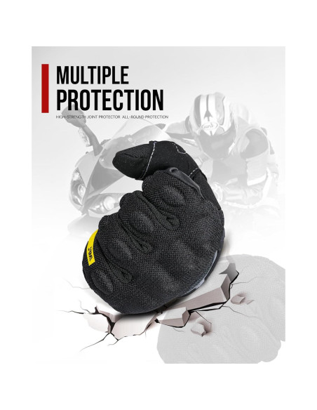Guantes de Motocicleta BORLENI X-Large Transpirables Guantes de Motocicleta BORLENI X-Large Transpirables