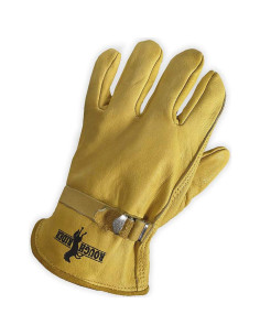 Guantes de Conductor Galeton 25101PR-L de Cuero Dorado Grande 2