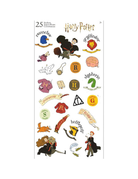 Stickers de Harry Potter - 12 Hojas para Fiesta Infantil Stickers de Harry Potter - 12 Hojas para Fiesta Infantil