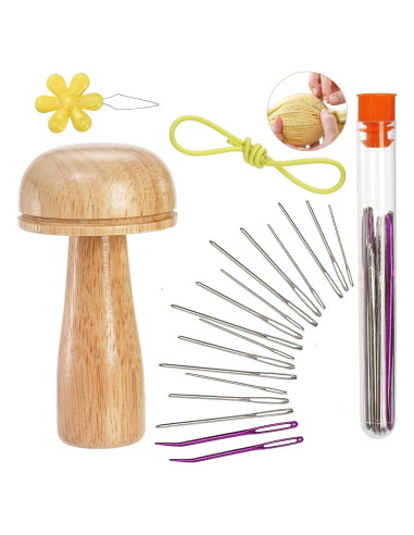 Kit de Remendar Calcetines ZOOFOX con Hongo y Agujas