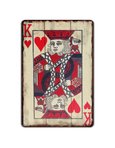 Cartel de Póker Vintage TREEPERI 30x20 cm Decorativo