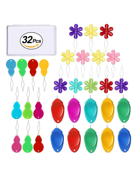 Kit de Enhebradores de Agujas CousDUoBe 32 Piezas para Costura Kit de Enhebradores de Agujas CousDUoBe 32 Piezas para Costura