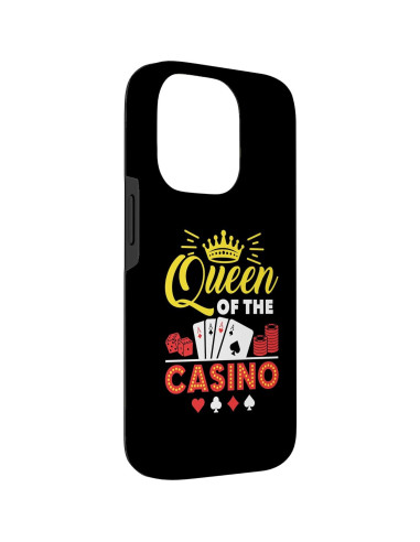 Funda para iPhone 14 Pro Amante del Casino Mujer Juego