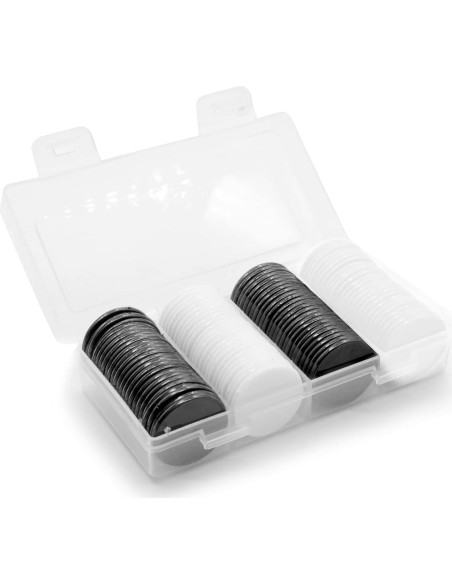 Juego de 100 Fichas de Plástico para Aprendizaje 25 mm Juego de 100 Fichas de Plástico para Aprendizaje 25 mm