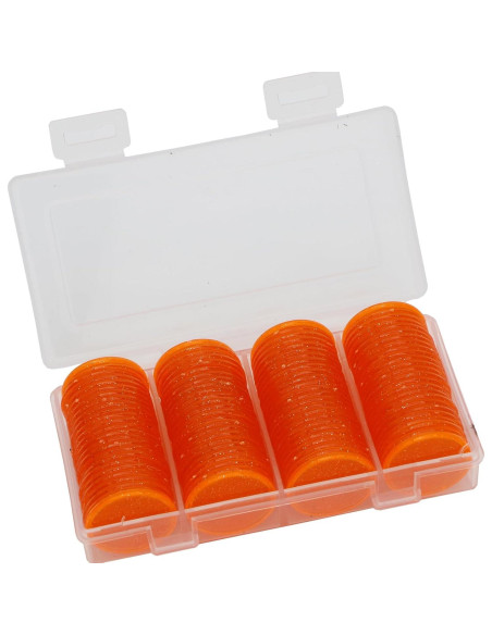Juego de 100 Fichas de Plástico Naranja Estrellado 25mm Juego de 100 Fichas de Plástico Naranja Estrellado 25mm