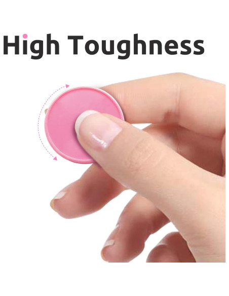 Juego de 100 Fichas de Plástico Rosa para Aprendizaje 25 mm Juego de 100 Fichas de Plástico Rosa para Aprendizaje 25 mm