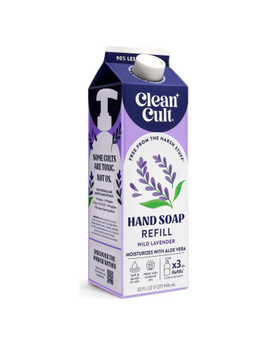 Recarga Jabón Líquido para Manos Cleancult 0.94L Lavanda