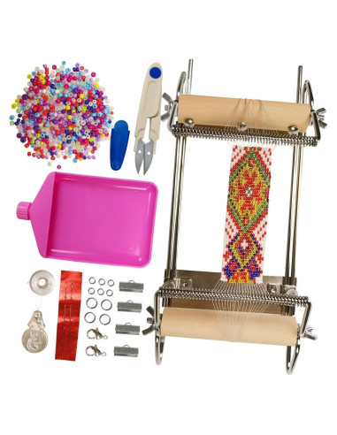 Kit de Telar de Perlas Hobbyworker con Perlas y Accesorios