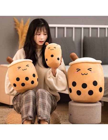 Almohada de Peluche Boba Taza de Té VHYHCY 34.8 cm Marrón Almohada de Peluche Boba Taza de Té VHYHCY 34.8 cm Marrón