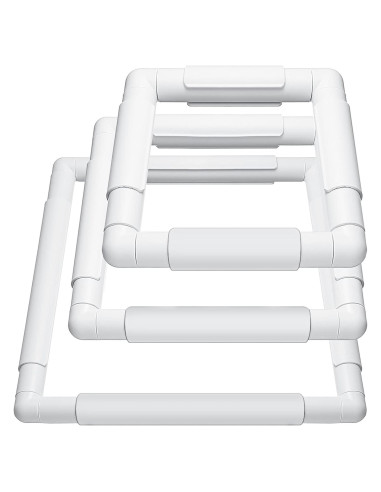 Aros de Bordado Janinka 3 Pcs Rectangulares 15.24-27.94 cm