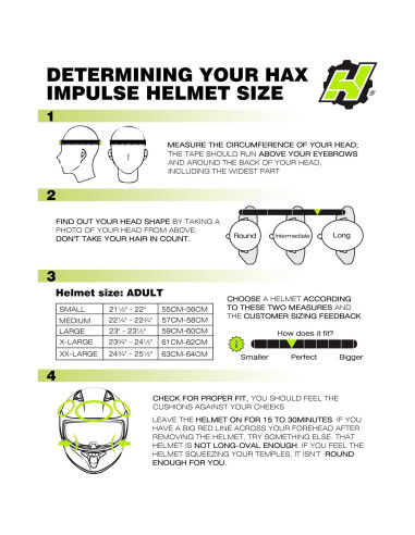 Casco HAX Impulse Escorpión L con visor Pinlock y UV
