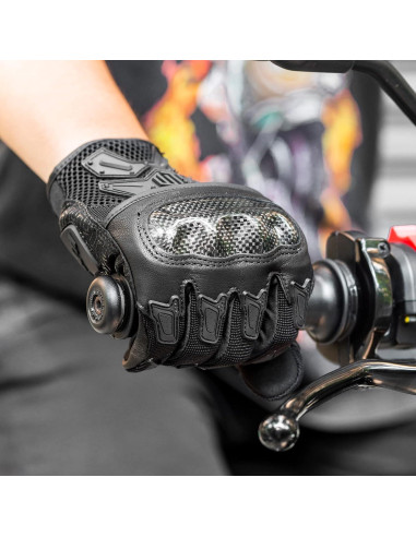 Guantes de Motociclismo ILM GST301 Táctiles y Resistentes XL