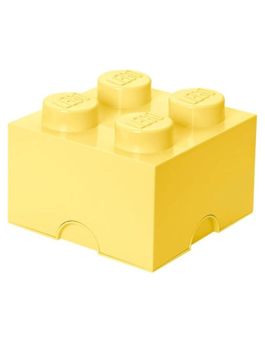Caja de Almacenamiento LEGO Ladrillo 4 Amarillo 5.6L