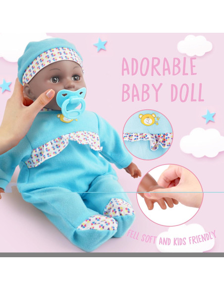 Muñeca Interactiva Toy Choi Azul 40 cm con Accesorios Muñeca Interactiva Toy Choi Azul 40 cm con Accesorios