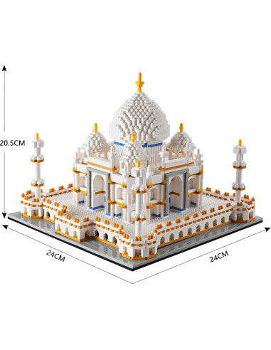 Conjunto Bloques Construcción Taj Mahal KLEMi 3950 Piezas