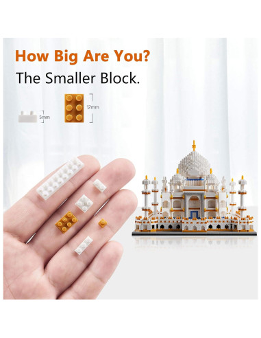 Conjunto Bloques Construcción Taj Mahal KLEMi 3950 Piezas
