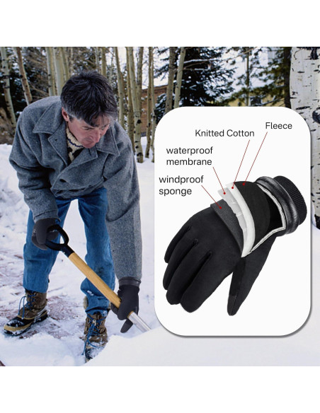 Guantes de Invierno HANDLANDY Térmicos para Hombres y Mujeres Guantes de Invierno HANDLANDY Térmicos para Hombres y Mujeres