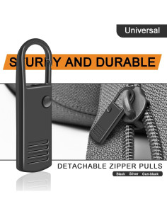 CooBigo 8 Tiradores de Cremallera de Metal - Reparación de Equipaje 2