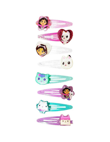 Pinzas para el cabello Luv Her Gabby's Dollhouse 8 colores