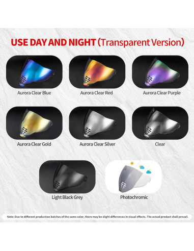 Visor PSLER IC-06 para Casco Icon Airflite Claro