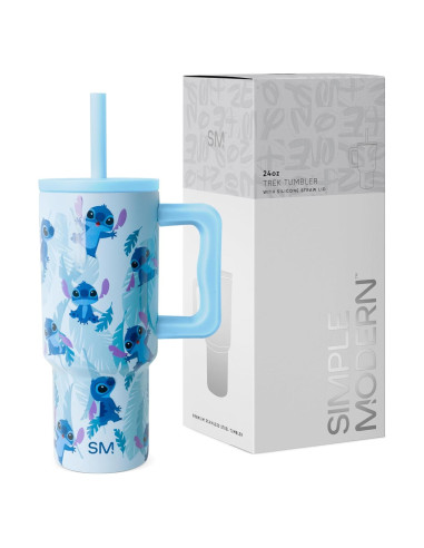 Taza Simple Modern Disney 710 ml con Asa y Tapa Silicona