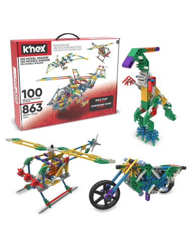 K'NEX Set de Construcción 100 Modelos 863 Piezas STEM
