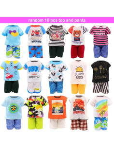 Ropa de Viaje para Muñecos Miunana 36 Piezas 5.3" 2