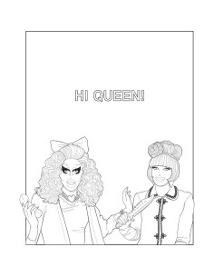The Official Trixie and Katya Coloring Book 2