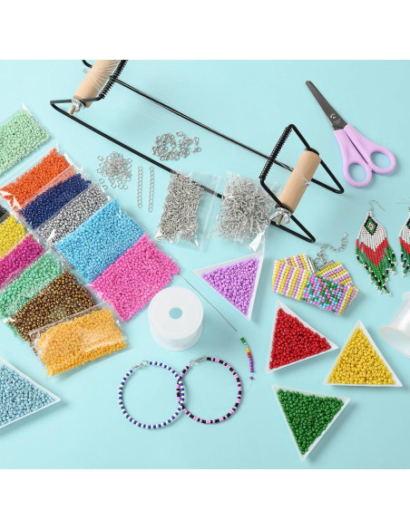 Kit de telar de cuentas MULTIONS 10566 PCS para joyería Kit de telar de cuentas MULTIONS 10566 PCS para joyería