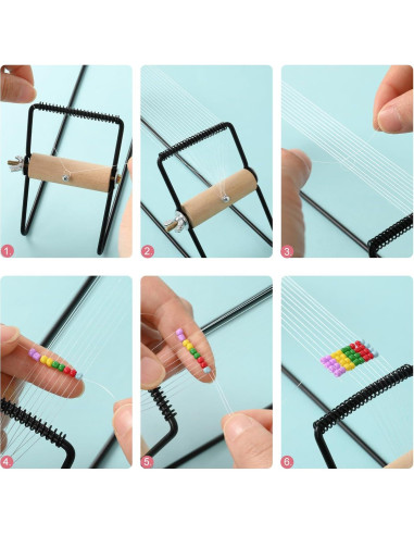 Kit de telar de cuentas MULTIONS 10566 PCS para joyería