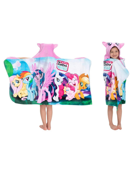 Toalla con Capucha My Little Pony 100% Algodón 61x127 cm Toalla con Capucha My Little Pony 100% Algodón 61x127 cm