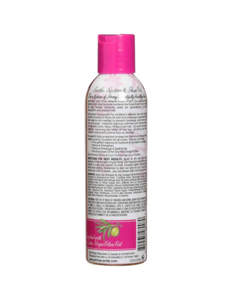 Aceite de Brillo Milagroso de Oliva African Pride 170g Aceite de Brillo Milagroso de Oliva African Pride 170g