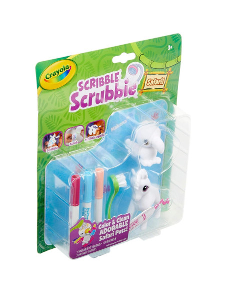 Conjunto Juguetes Animales Crayola Scribble Scrubbie 2 Piezas Conjunto Juguetes Animales Crayola Scribble Scrubbie 2 Piezas