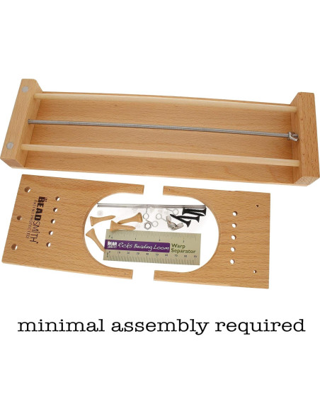 Telar de Cuentas The Beadsmith RV-LOOM2 Ajustable Madera Telar de Cuentas The Beadsmith RV-LOOM2 Ajustable Madera
