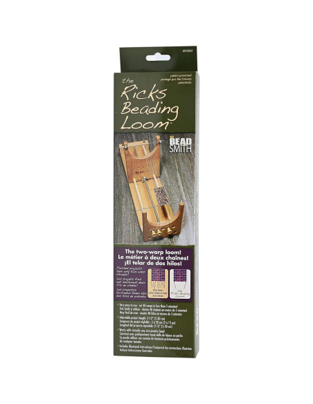 Telar de Cuentas The Beadsmith RV-LOOM2 Ajustable Madera Telar de Cuentas The Beadsmith RV-LOOM2 Ajustable Madera