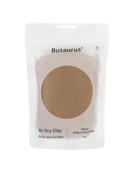 Arcilla Mágica Busaurus 100g Marrón No Tóxica y Suave Arcilla Mágica Busaurus 100g Marrón No Tóxica y Suave