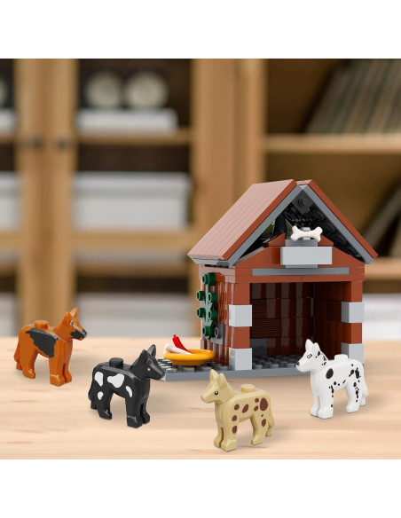 Juego de Bloques de Construcción Casa para Perros PIPART 109 Piezas Juego de Bloques de Construcción Casa para Perros PIPART 109 Piezas