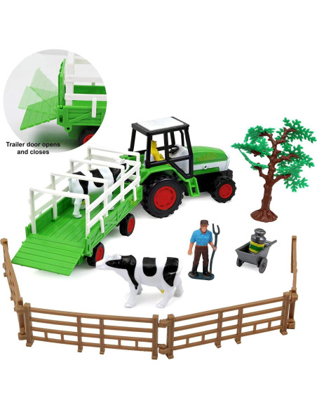 Juego de Granja Lechera Liberty Imports 23 Piezas con Animales Juego de Granja Lechera Liberty Imports 23 Piezas con Animales