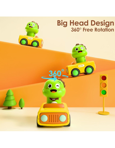 Juguete de Coche Presiona & Ir iPlay, iLearn para Niños 1-3 Años