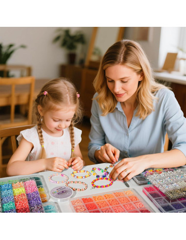 Kit de Fabricación de Pulseras Gionlion 30,000 Piezas 168 Colores