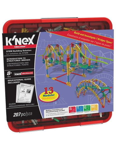 Set de Puentes K'NEX Educación - 207 Piezas - Grados 3-5